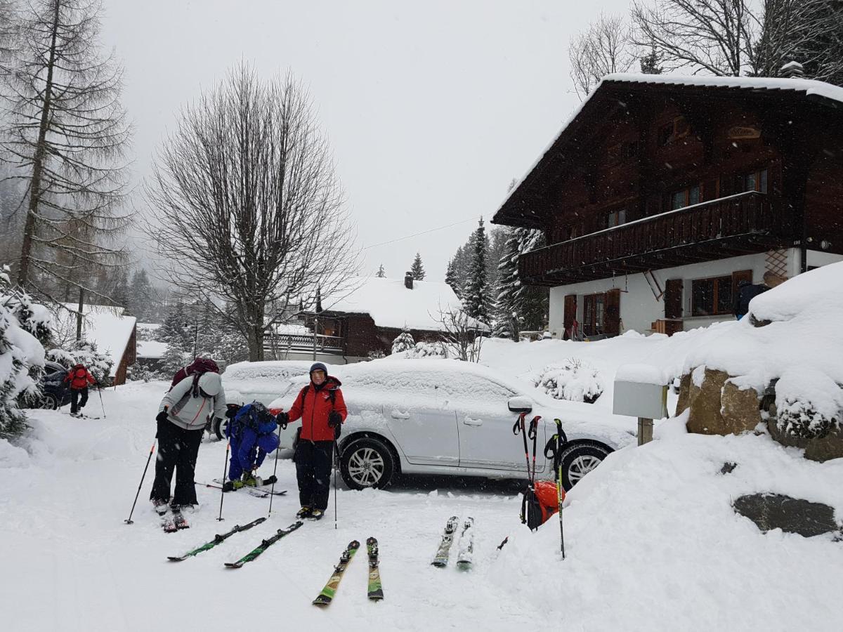 Le Castor Bed & Breakfast Morgins Eksteriør bilde